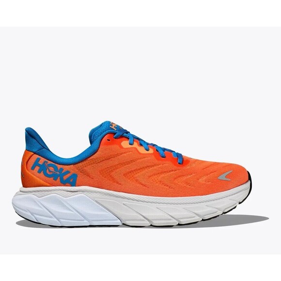 Hoka One Arahi 6‎ Men\'s Running Sneakers Costal Sky Vibrant Orange  WIDE main image 9